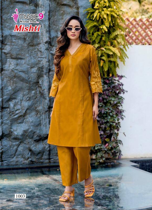 Mystic9 mishti vol 1 coord set Wholesale Kurti suppliers in Mumbai